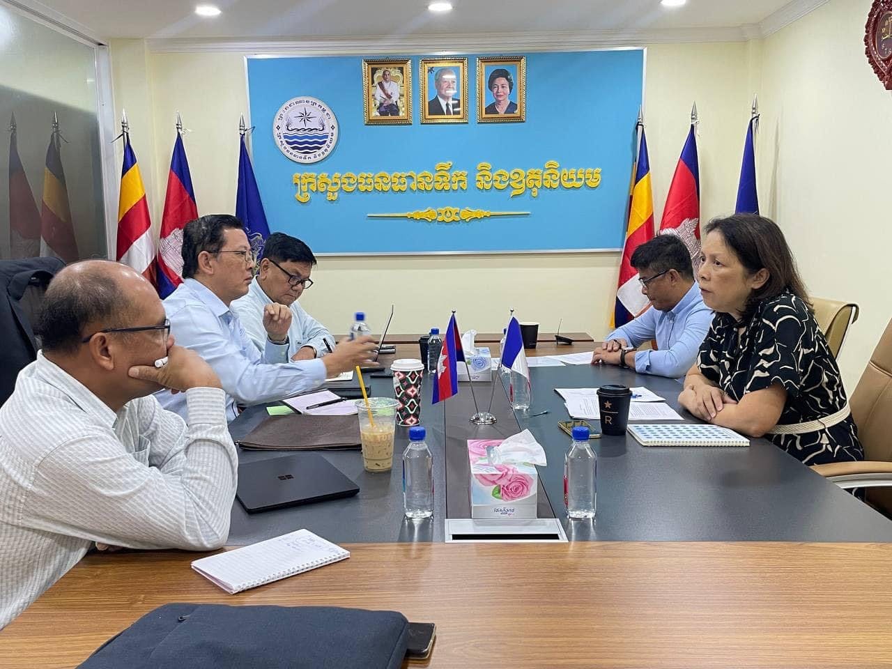 ឯកឧត្តម ចាន់ យុត្ថា រដ្ឋលេខាធិការក្រសួងធនធានទឹក និងឧតុនិយមជួបពិភាក្សាការងារជាមួយគណៈប្រតិភូទីភ្នាក់ងារបារំាងសម្រាប់ការអភិវឌ្ឍ (AFD)