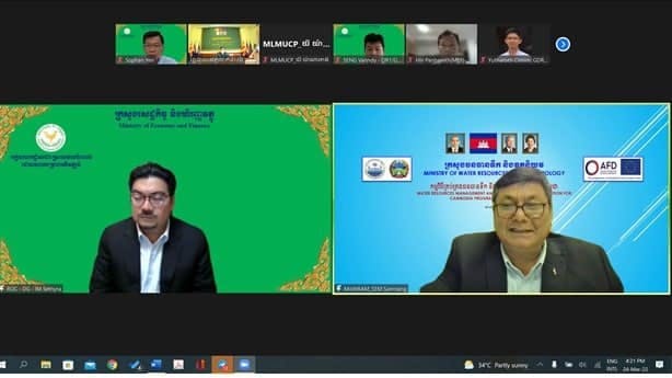 កិច្ចប្រជុំពិភាក្សាស្តីពីការងារដោះស្រាយផលប៉ះពាល់ដោយសារគម្រោងអភិវឌ្ឍន៍អនុវត្តកម្មវិធីការគ្រប់គ្រងធនធានទឹក និងការផ្លាស់ប្តូរកសិកម្មនៅកម្ពុជា ក្រោមហិរញ្ញប្បទានពីទីភ្នាក់ងារបារាំងសម្រាប់ការអភិវឌ្ឍ (AFD) ក្នុងខេត្តបាត់ដំបង​ ។